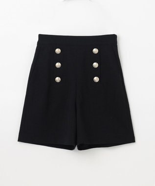 GRACE CONTINENTAL ブッチャーショートパンツ ブラック
