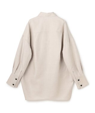 uncrave リヨセルライトリネン BIGシャツ フラックス