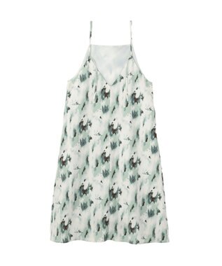 CRAFT STANDARD BOUTIQUE プリントキャミワンピース Green