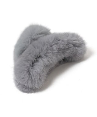 WEGO Lカラーファーバンス ライトグレー