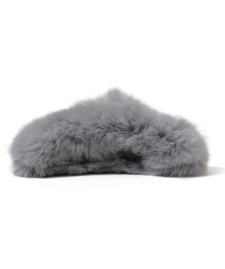 WEGO Lカラーファーバンス ライトグレー