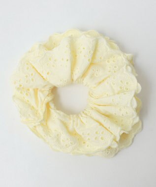 WEGO Lコットンレースシュシュ ライトイエロー