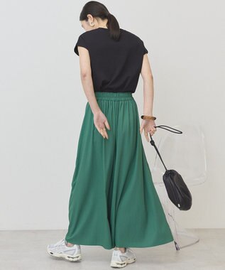 AMERICAN HOLIC 【選べる丈】ギャザースカーチョ【WEB限定カラー有り】 Green