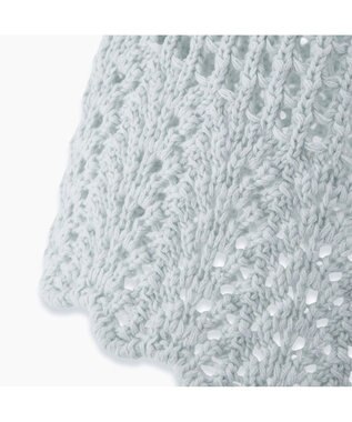 林八百吉商店 un chapeau ニットボンネット アクア