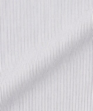 uncrave コットンクロスストライプ ワイドトラウザー ネイビーストライプ