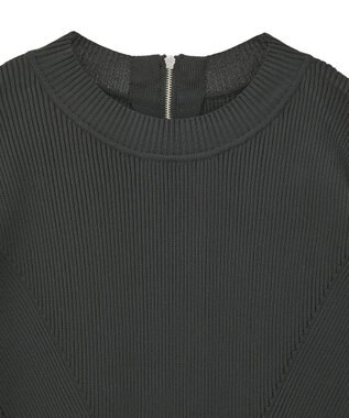 Green Parks ・ＥＬＥＮＣＡＲＥ　ＤＵＥ　ハイブリットハイネックニット Charcoal Gray