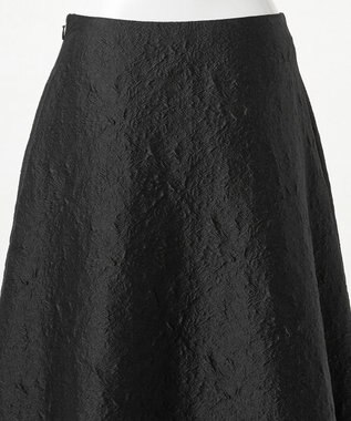 23区 【エステータ】シャイニージャカード フレアスカート ブラック系