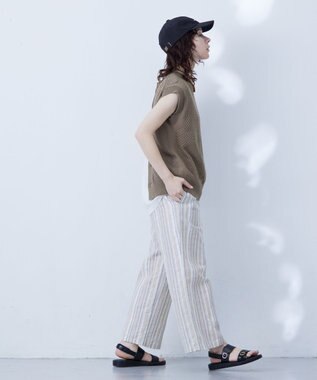 J.PRESS YORK STREET 【WOMEN】コットンコードベスト ブラウン系