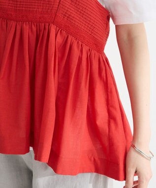 Green Parks Ｉ　ピンタックレースビスチェ Red