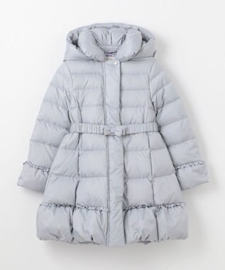 組曲 KIDS 【150-170㎝】ロング ダウン サックスブルー系