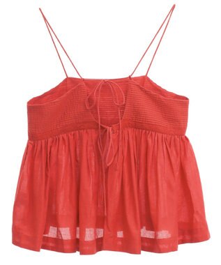 Green Parks Ｉ　ピンタックレースビスチェ Red