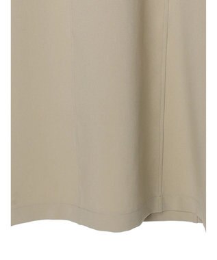 AMERICAN HOLIC イージーケアＵネックＩラインワンピース Gray Beige