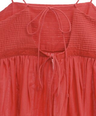 Green Parks Ｉ　ピンタックレースビスチェ Red