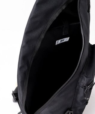 WEGO コードデザインワンショルダーバッグ ブラック