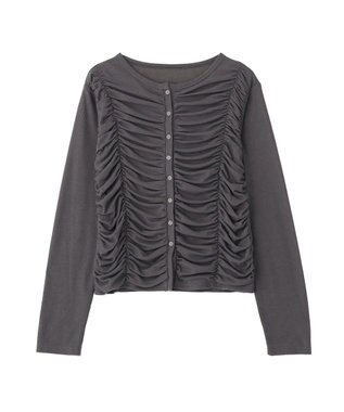 CRAFT STANDARD BOUTIQUE シャーリングカーディガン Gray Mixture