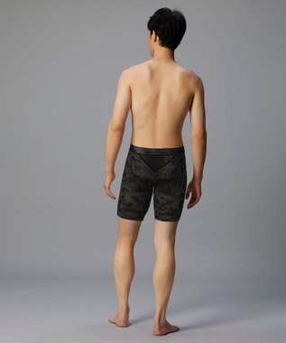 WACOAL MEN 【クロスウォーカー】 はいて歩いてカロリー消費アップをめざそう！ ムレ軽減設計 ロング丈 前開き GX6006 /ブロス バイ ワコールメン カカオ