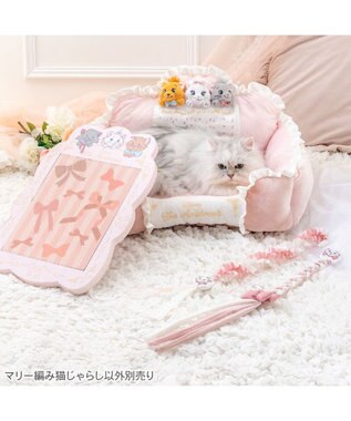 PET PARADISE ディズニー マリー 編み 猫じゃらし ピンク
