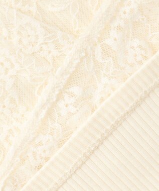 組曲 KIDS 【150-160㎝】スノウレースレイヤード トップス オフホワイト