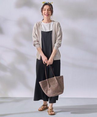 ANY 【UVケア/接触冷感/アンチピリング】多機能カーディガン サンドベージュ