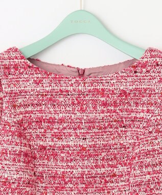 TOCCA CAMELOT TWEED ドレス オールドローズ系