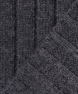 uncrave ウール ナイロン 2WAY ニット（uncrave STANDARD） チャコール