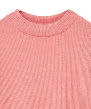 Green Parks ｉｎ　ラメリブハイネックプルオーバー Orange