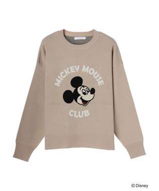 Green Parks ミッキーマウス・クラブ／ジャガードニット Light Gray
