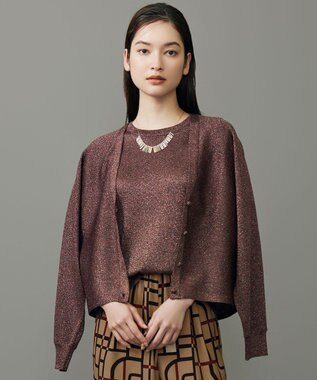 【カタログ掲載】カラーミックスラメ カーディガン