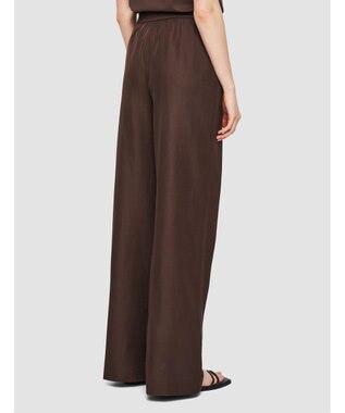 JOSEPH ソフトコットンシルク　ワイドトラウザーズ Ebony