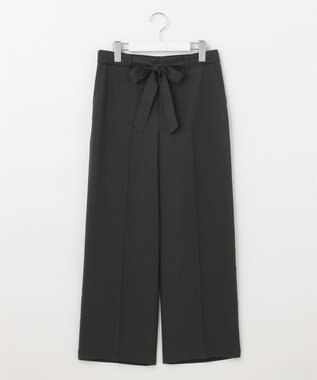 J.PRESS LADIES 【洗える・接触冷感】マルソースパンボイル パンツ グレー系