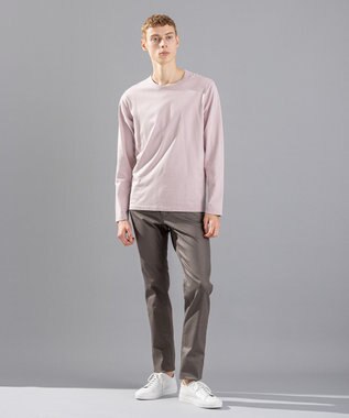 JOSEPH HOMME スビンソフトジャージー　クルーネック長袖Ｔシャツ ローズ系