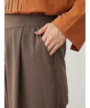 Green Parks ・ＥＬＥＮＣＡＲＥ　ＤＵＥ　ワイドパンツ Brown