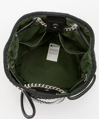 LeSportsac CHAIN CROCHET SM BUCKET/ブラッククロシェ ブラッククロシェ