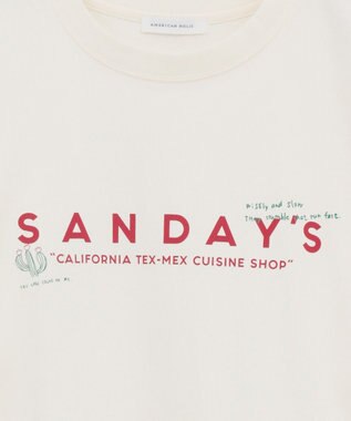 AMERICAN HOLIC SANDAYS ロングTシャツ Off White