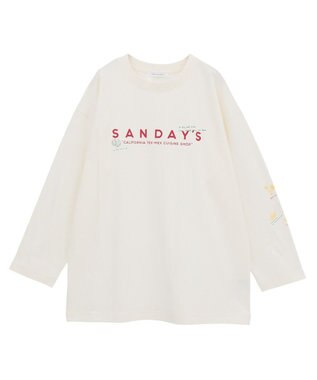 AMERICAN HOLIC SANDAYS ロングTシャツ Off White