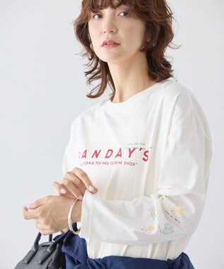 AMERICAN HOLIC SANDAYS ロングTシャツ Off White