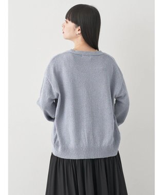 earth music&ecology ブークレＶネックカーディガン Blue