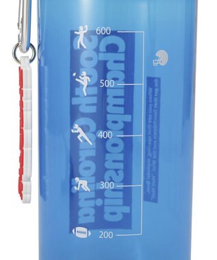 AMERICAN HOLIC 【RUSSELL】ラバーチャーム付きクリアボトル Blue