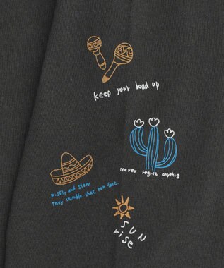 AMERICAN HOLIC SANDAYS ロングTシャツ Charcoal Gray