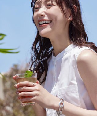 Tiaclasse サークルチェーンブレスレット シルバー