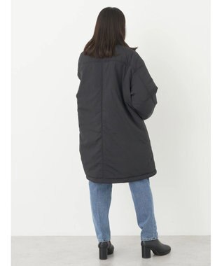 earth music&ecology モンスターコート Black