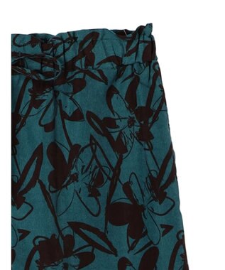 CRAFT STANDARD BOUTIQUE アートフラワーシャーリングパンツ Green