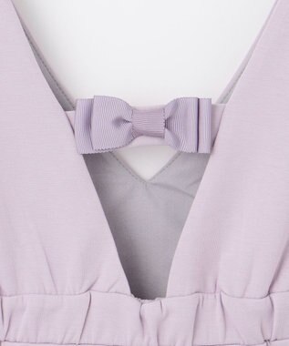 組曲 KIDS 【110-140㎝】ダンボールニット ジャンスカ ラベンダー系