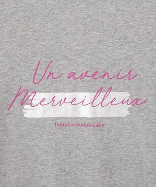 Green Parks 【適ON】箔プリントロゴＴシャツ Gray Mixture