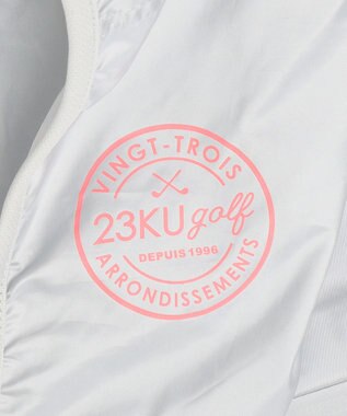 23区GOLF 【WOMEN】【撥水】ブライトタフタ ブルゾン ライトグレー系