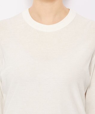 uncrave シアー クルーネックカットソー ホワイト