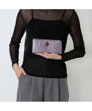 ANNA SUI ドリーミー Lファスナー長財布 パープル