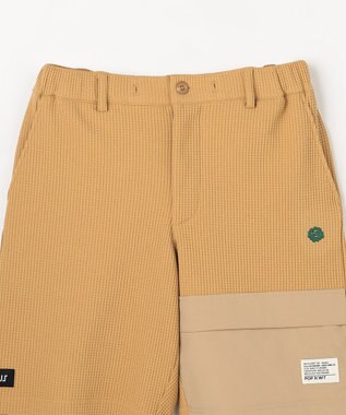 PW CIRCULUS 【MEN】ワッフルショーツ 2026年モデル ゴルフ ベージュ系