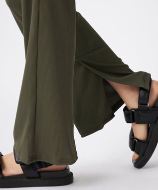 OP／FILA 【Ocean Pacific】ラッシュガードロングボトム付き タンクトップデザイン水着4点セット カーキ