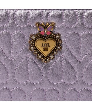 ANNA SUI ドリーミー Lファスナー長財布 パープル